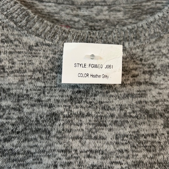 COPY - Emily in Paris Pierre Cadault Sweater Heather Gray SOFT NWT Small - Picture 3 of 4